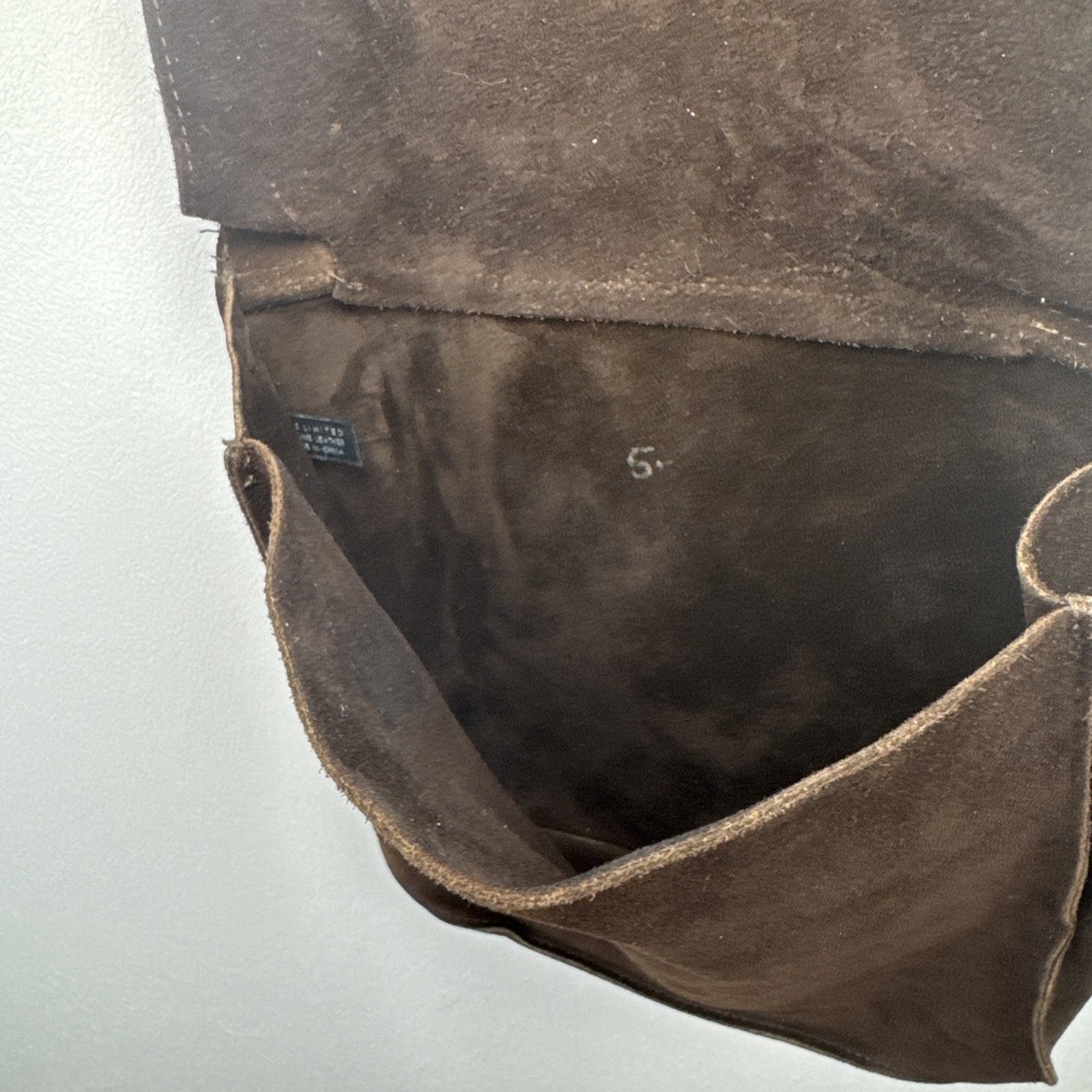 The Limited Purse Crossbody Genuine Brown Leather Beaded Work Multicolor Small - Picture 8 of 14